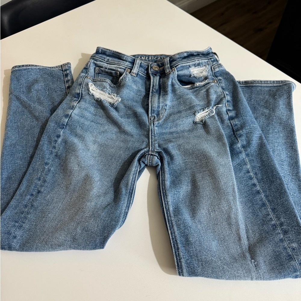 American Eagle Outfitters Light Blue Stretch Jeans